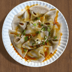 Best 11c.Spicy Chicken Dumplings.w.Peanut Sauce (8)(红油鸡饺) in South Windsor, CT
